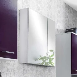 2-türiger Spiegelschrank ohne Beleuchtung - Metrioa