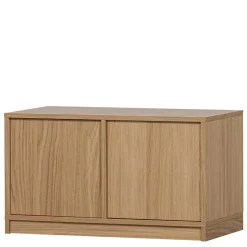 2-türiger Unterschrank für TV in Eiche - Ewana