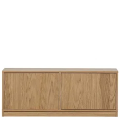 2-türiger Unterschrank für TV in Eiche - Ewana