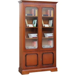 4-türiger Vitrinenschrank im klassischen Stil - Kimms