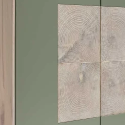 2-türiger Wohnzimmer Hängeschrank in Grau - Ajevos