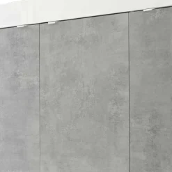 3-türiges Design-Sideboard in Beton Dekor - Narandu