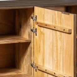 3-türiges Holz Sideboard mit Bügelgestell - Lyrica