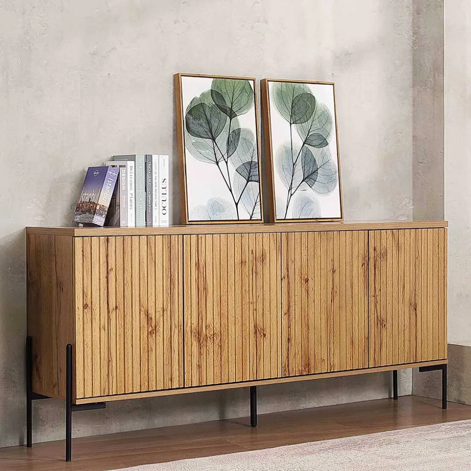 4-türiges Sideboard im Skandi Design - Elastian