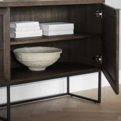 2-türiges Sideboard in Eiche Braun - Ekorena