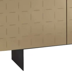 3-türiges Sideboard mit Spiegel Front Bronze - Imarena