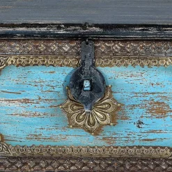 Truhe in Schwarz Blau Bronze - Branle