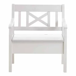 Truhenbank Onesti in Weiß