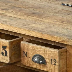 Truhen-Couchtisch Indri aus Mango Massivholz