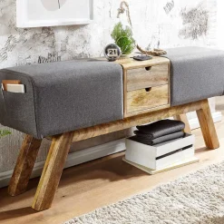 Turnbock Design Bank mit zwei Schubladen - Ruamantico