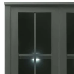 TV Anbauwand in Dunkelgrün - Niestov (dreiteilig)