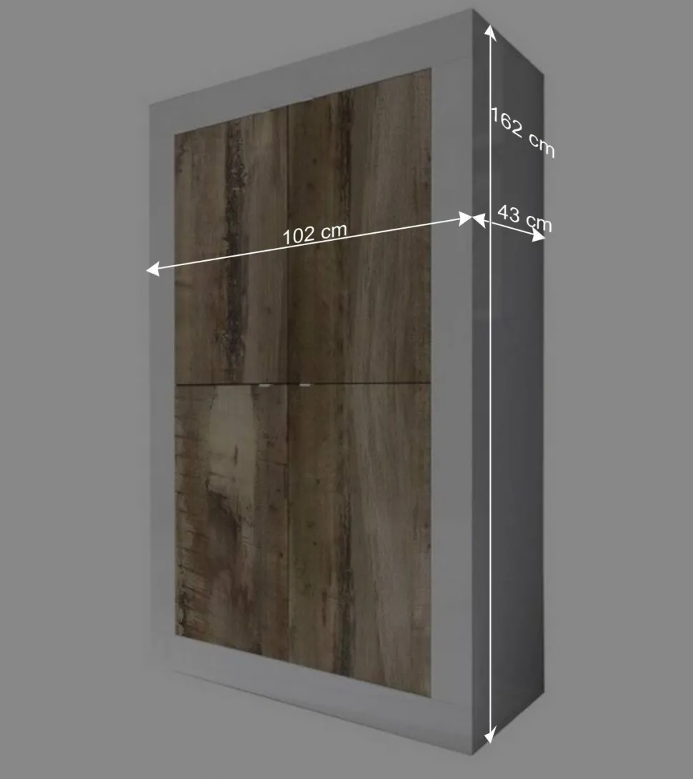 TV Anbauwand Kombination modern - Olvenion (dreiteilig)