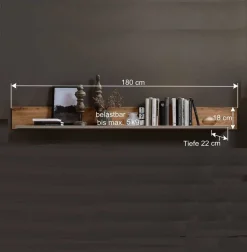 TV Anbauwand Möbel mit LED Licht - Fraguca (fünfteilig)