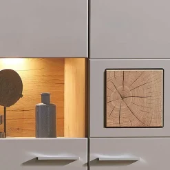 TV Anbauwand Möbel mit LED Licht - Fraguca (fünfteilig)