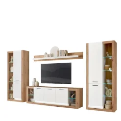 TV Anbauwand Set - Adejano (vierteilig)