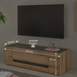 TV Anbauwand Set - Colomania (fünfteilig)