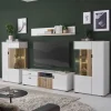 TV Anbauwand Set modern - Nenaloro (vierteilig)