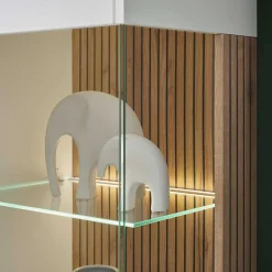 TV Anbauwand Set modern - Nenaloro (vierteilig)