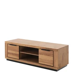 TV Anbauwand teilmassiv Set - Vlacoma (vierteilig)