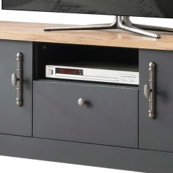 TV Anbauwand Wohnzimmermöbel Set - Lionel (vierteilig)