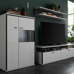 TV Anbauwand-Möbel als Set - Loazin (dreiteilig)