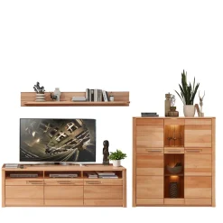 TV Board & Highboard & Hängeregal Set - Amyonta (dreiteilig)