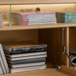 TV Board & Wandboard & Vitrine Set - Millena (dreiteilig)