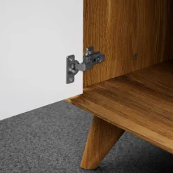 TV Board aus Wildeiche Massivholz & MDF - Diesta