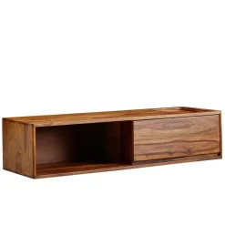 TV Board für die Wandmontage aus Massivholz - Vanskupa