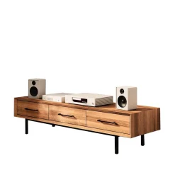 TV Board mit drei Schubladen aus Wildeiche - Kerfa