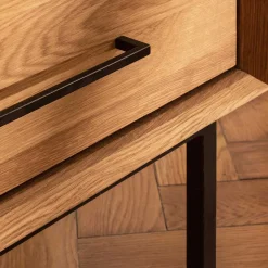 TV Board mit drei Schubladen aus Wildeiche - Kerfa