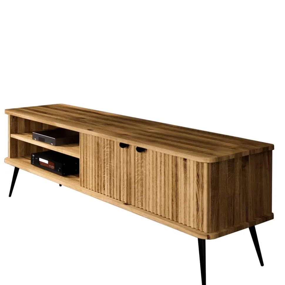 TV Board mit zwei Fächern und zwei Türen - Casarius