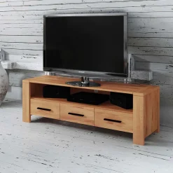 TV Board Mosniak aus Kernbuche Massivholz