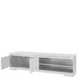 TV Kommode in Weiß lasiert - Auricos