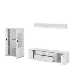 TV Lowboard & Highboard & Regal Set - Tirol (dreiteilig)