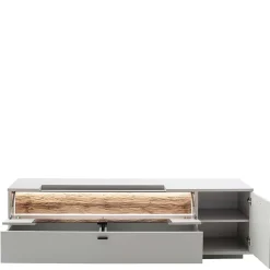 TV Lowboard & Vitrine & Wandboard Set - Apulco (dreiteilig)