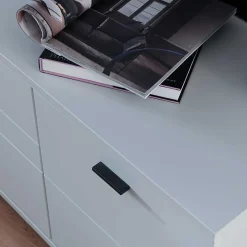 TV Lowboard & Vitrine & Wandboard Set - Apulco (dreiteilig)