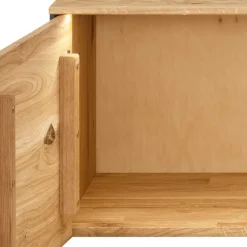 TV Lowboard aus Wildeiche massiv mit LED - Viligrana