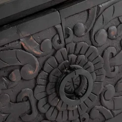 TV Lowboard mit dekorativen Schnitzereien - Namibe