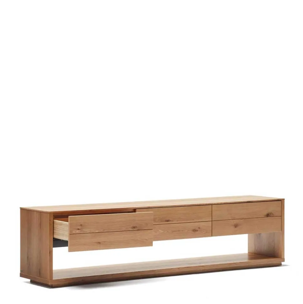 TV Lowboard mit drei Schubladen und Fach - Algaro