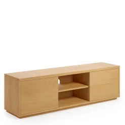 TV Lowboard mit zwei Schubladen & Tür - Elastian