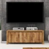 TV Lowboard Nadalia aus Wildeiche Massivholz