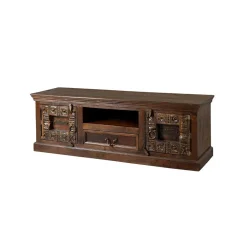 TV Lowboard Solapura aus Teak Massivholz