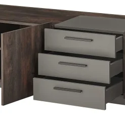 TV Lowboard und Wandregal Set - Mundo (zweiteilig)