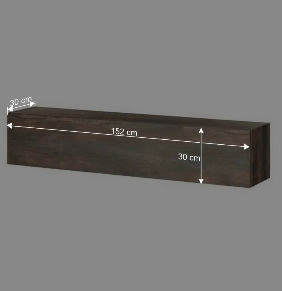 TV Lowboard und zwei Hängeschränke Set - Mundo (dreiteilig)