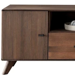 TV Unterschrank aus Kernbuche massiv in Braun - Malawi