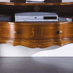 TV Unterschrank im Barock Stil Dentro Nussbaumfarben