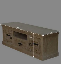 TV Unterschrank im Shabby Chic Stil - Abid