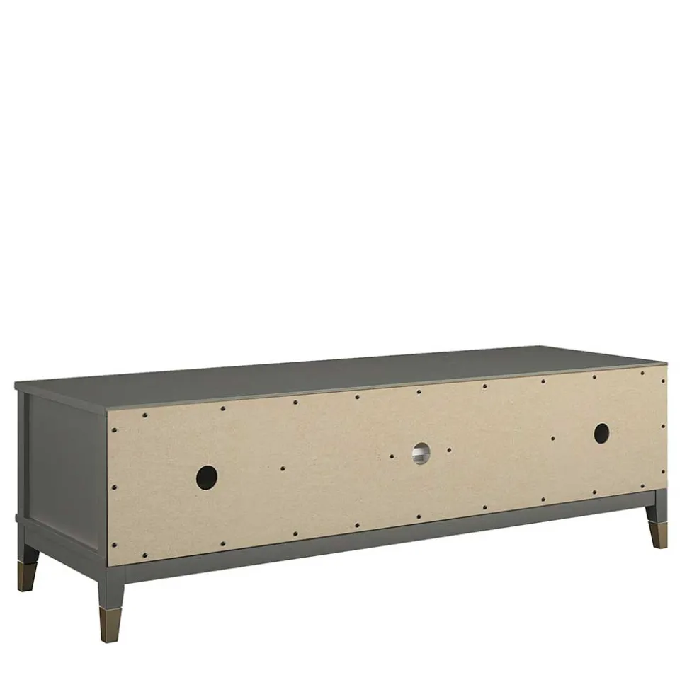 TV Unterschrank in Grau und Gold - Tamila