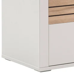 TV Unterschrank in Lichtgrau mit Wildeiche - Ballina